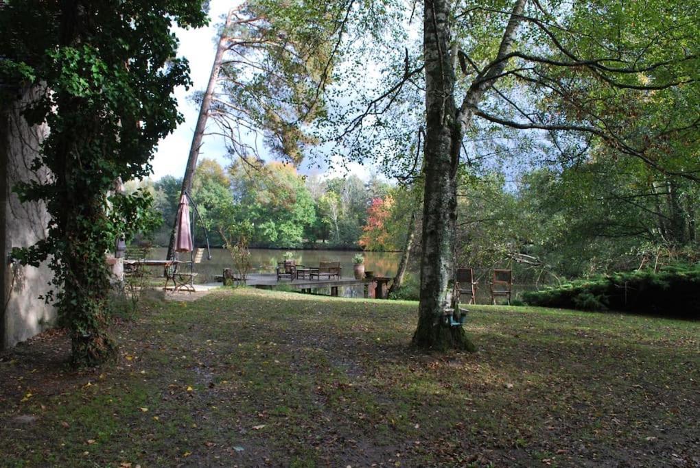 Paradis Perdu En Sologne Avec Plage Privee Villeny Esterno foto